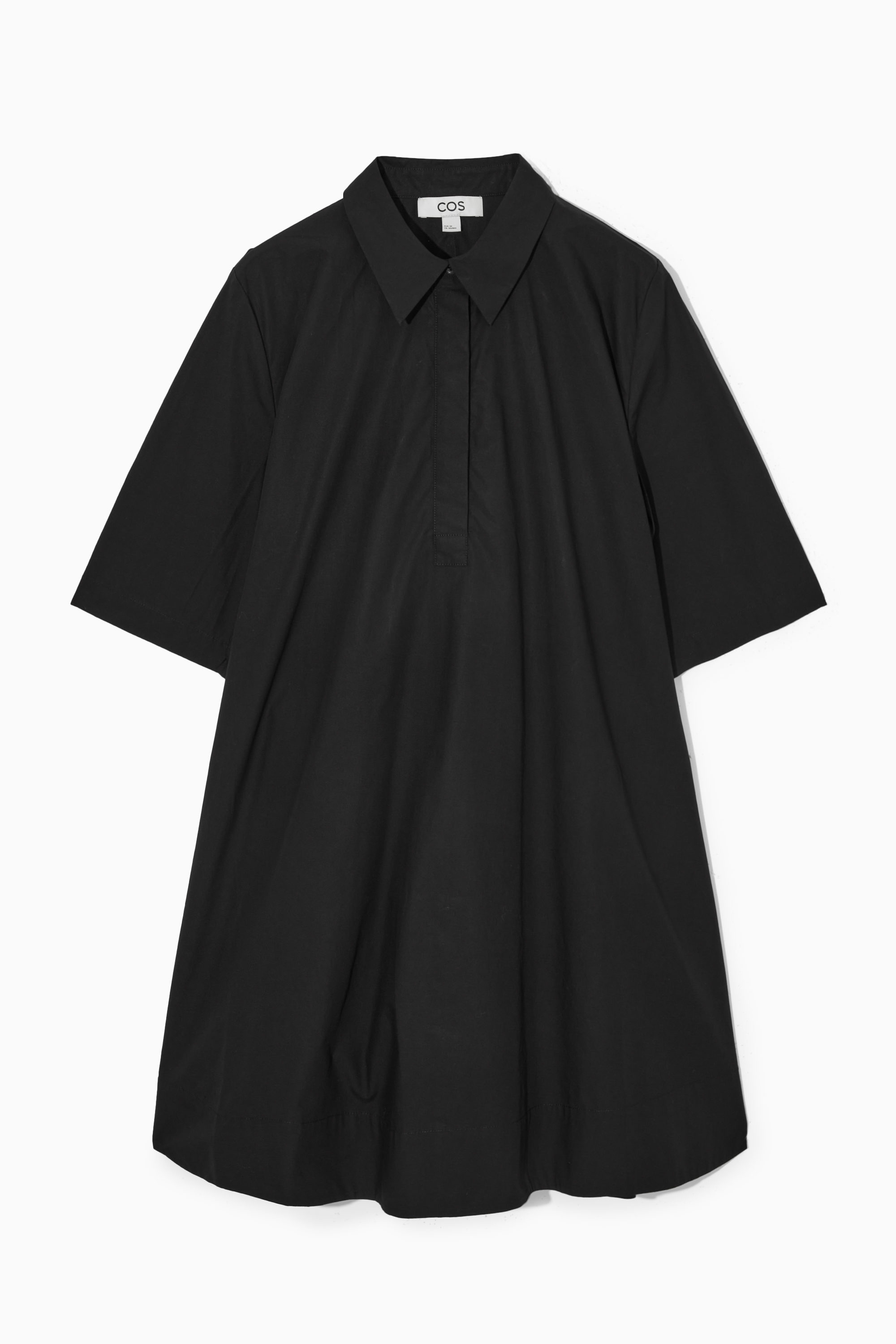 Shop A-LINE SHORT-SLEEVED SHIRT DRESS online