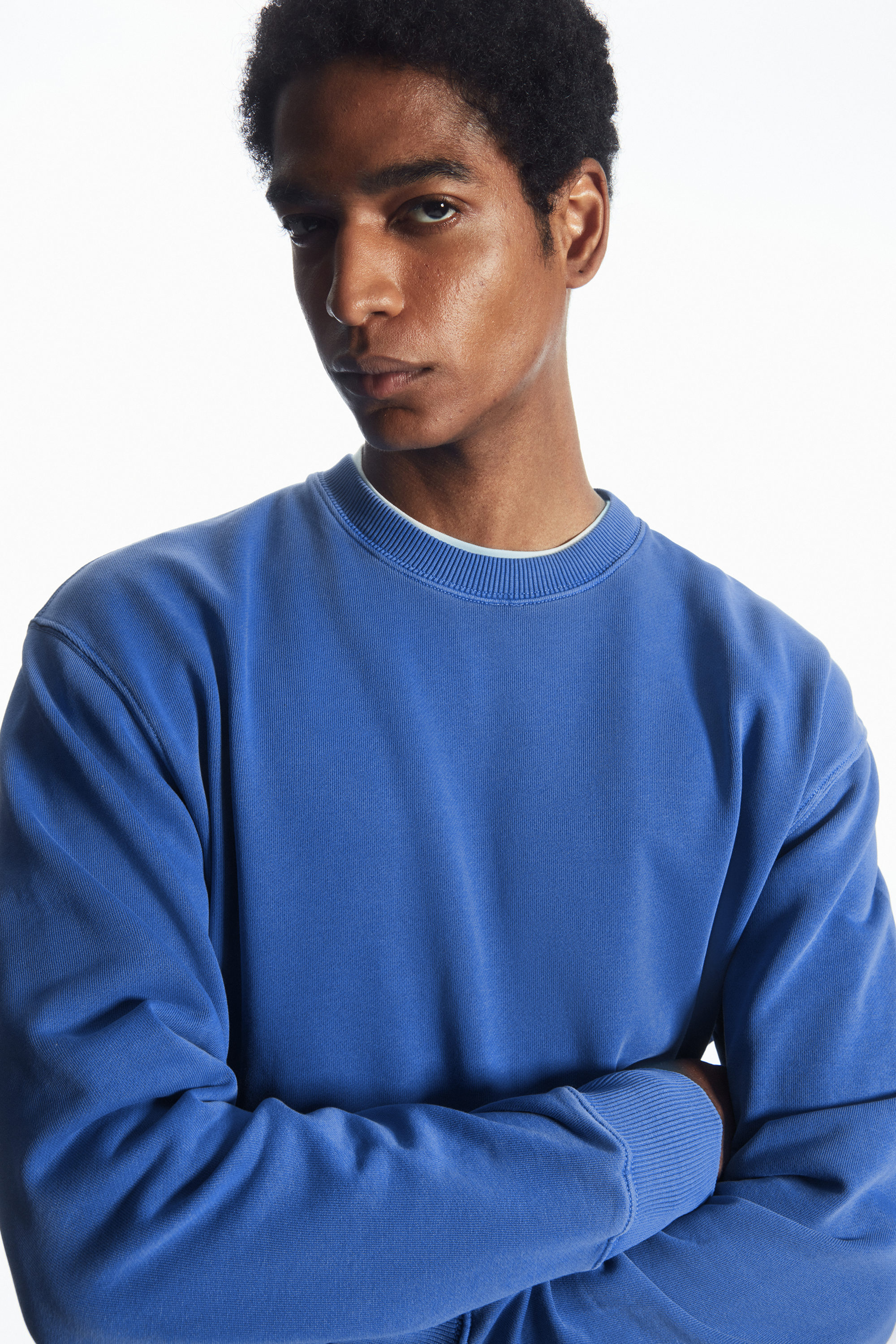 Blue best sale mens sweatshirt