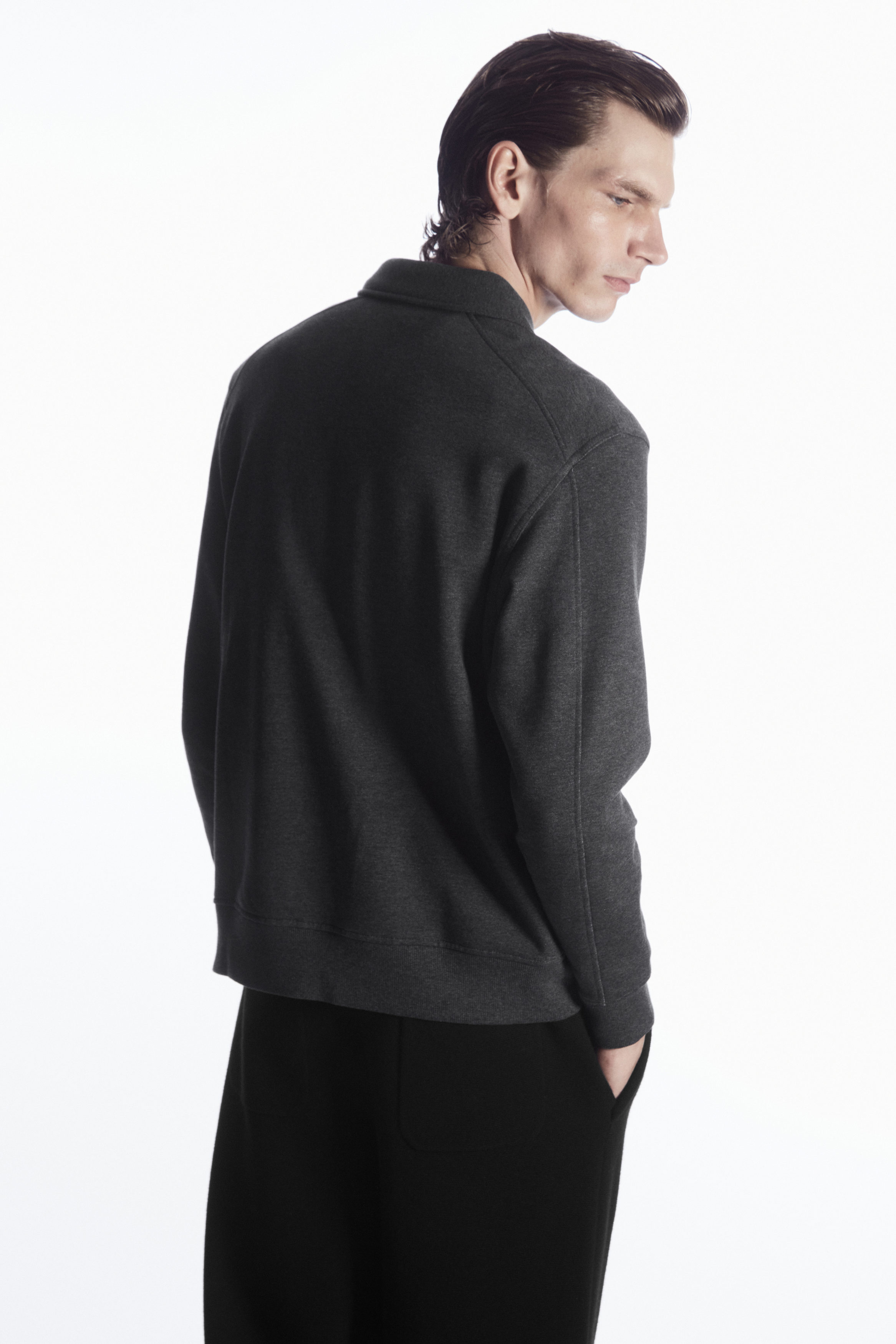 Buy COS Collared Half-zip Sweatshirt 2024 Online