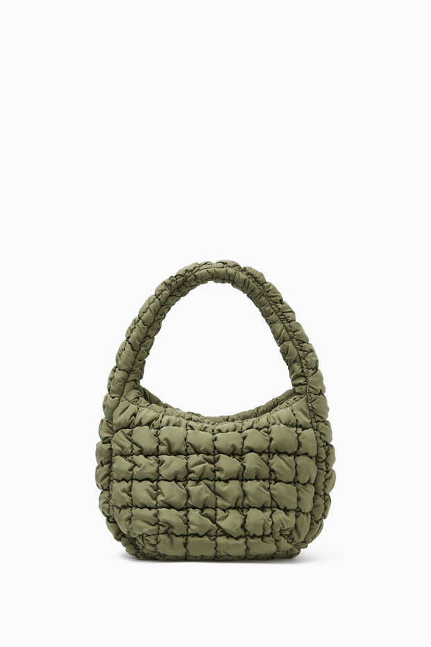 OVERSIZED QUILTED CROSSBODY - BEIGE - Bags - COS